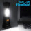 Solar Rechargeable Flashlight Built-In Battery with Cob Side Tactical Outdoor Camping Flashlight 3