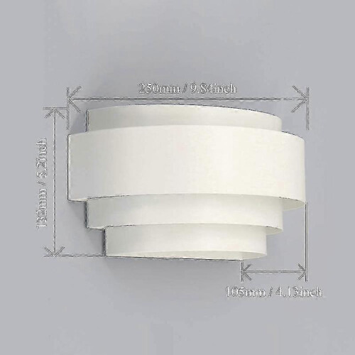 Simple LED Wall Lights - Metal Sconce Warm White Interior Lamp 1