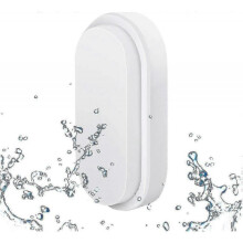 12w Led Outdoor Lamp Outdoor Wall Light with Led Oval Lamp 4000k Natural White Ip54 Waterproof for G