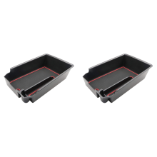 For X3 G01 X4 G02 18-21 Armrest Storage Box Tray with Rubber Mat