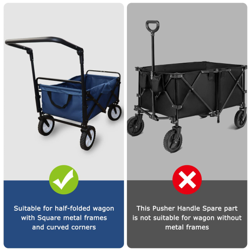 Foldable Folding Cart Push Handle Extendable Cart 2