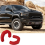 2pcs Car Front Tow Hooks Covers Hitch Cover for RAM 1500 3