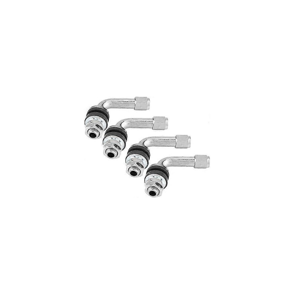 4 tire valve stems, 90 degree tire valve stems, 90 degree angle car motorcycle tire valve stems