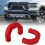 2pcs Car Front Tow Hooks Covers Hitch Cover for RAM 1500 4