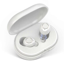 Smart Hearing Aids Rechargeable Low Noise Wideband Sound Amplifier Hearing Aids for Deaf People White