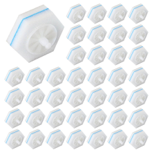 80PCS Disposable Toilet Brush Double Layer Fibre Toilet Brush Refills