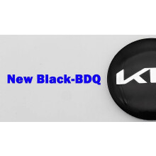 (56mm hopeakorkki-uusi musta-BDQ)4kpl 56mm 60mm 65mm logo auton pyörän keskinapakorkin vanteen asennusmerkki