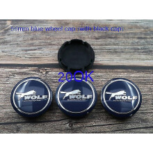(WOLF 56 sininen)4kpl 56mm 60mm 65mm 68mm auton keskipyörän napakorkki Automaattisen vanteen korjaus
