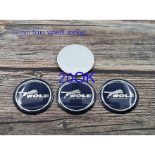 (WOLF 56 sininen)4kpl 56mm 60mm 65mm 68mm auton keskipyörän napakorkki Automaattisen vanteen korjaus