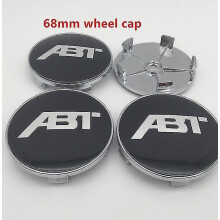 (68mm musta korkki1)4kpl 56mm 60mm 65mm 68mm Abt auton pyörän keskinapakorkki Tarran muotoilutarvikkeet