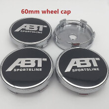 (60mm musta korkki2)4kpl 56mm 60mm 65mm 68mm Abt auton pyörän keskinapakorkki tarra muotoilutarvikkeet