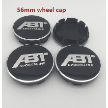 (56mm musta korkki2)4kpl 56mm 60mm 65mm 68mm Abt auton pyörän keskinapakorkki tarra muotoilutarvikkeet