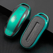 (mallille 3 Y-vihreä avainkotelo)Tpu Ter Car Remote Key Cover Case Laukku S H Fob Avaimenperä Tesla