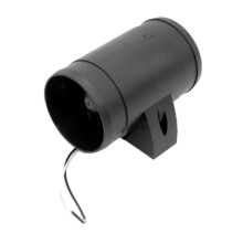 (Musta) 3 tuuman hiljainen kanavatuuletin Inline kanavatuuletin pakopuhallin 12v 145cfm