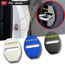 (KODIAQ-musta 4kpl)4kpl Auton oven Le Cover Autotarvikkeet Sisustus Skoda Octavia A Kamiq Karoq Kodiaq