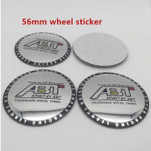 (56mm hopea 2)4kpl 56mm 60mm 65mm ABT auton pyörän keskinapakorkki Merkkimerkki tarra Muotoilutarvikkeet