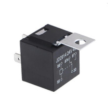 (DC24V 5PIN 40A)Vedenpitävä autorele DC 12V 40A 4Pin Autojen sulakerele Normaalisti auki DC24V 5PIN