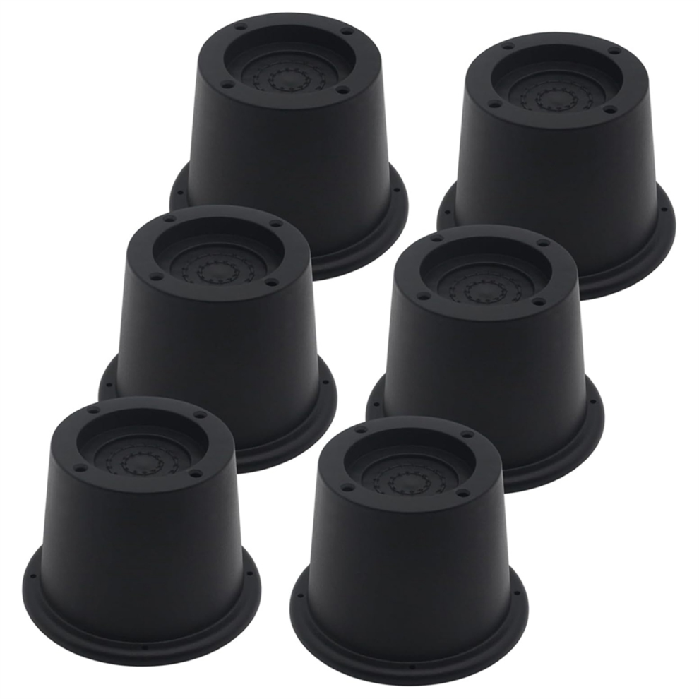 6Pack Furniture Risers Black Bed Risers 2.3 Inch For Sofa,Couch,Desk 4711749420474
