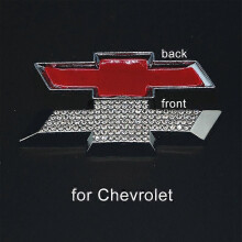 (Chevrolet) 3D Diamond auton ohjauspyörän metallitarra koristetarrat Bling tekojalokivi auton sisätilat