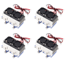 144W Cooler 12V Semiconductor Air Conditioner Cooling System DIY Kit
