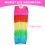 Colorful Dancing Silk Bamboo Long Fans Veils 1.8m 4