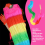 Colorful Dancing Silk Bamboo Long Fans Veils 1.8m 7