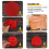Foldable Round Fan-Red 5