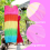 Colorful Dancing Silk Bamboo Long Fans Veils 1.8m 5