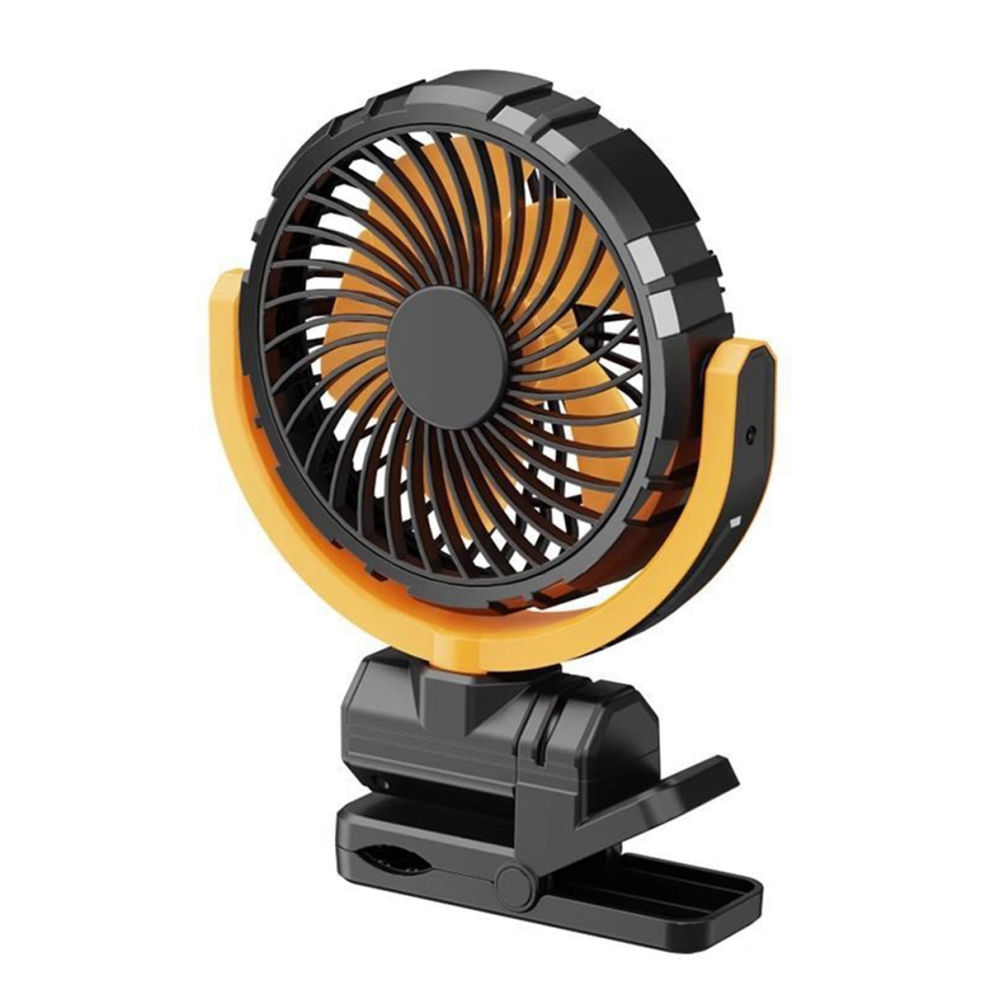 Portable Car Clip On Fan Battery Operated Wind 900 Rotate Quiet 4711749433337