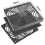 2 Pcs ABS Computer Ventilator Grill 120mm Fan Filter Fan Mesh Cover 4
