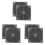 2 Pcs ABS Computer Ventilator Grill 120mm Fan Filter Fan Mesh Cover 1