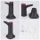 Electric Water Bottle Pump with Base USB Water Dispenser-Dark Gray 7