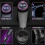 Electric Water Bottle Pump with Base USB Water Dispenser-Dark Gray 5