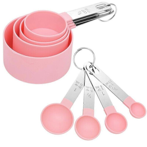 8 Pcs Measuring Cups And Measuring Spoons for Measuring Ingredients 1