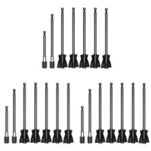 5Pcs Resin Mixer Paddles with 2 Extension Rods,Epoxy Mixer Attachment