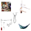 M6 Ceiling Wall Mount Hanging Hardware Fitting Set U-Shaped Hooks 2