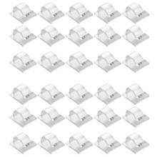 Hooks for Outdoor String Lights Clips 15 Pack Clips Clear Light Hook