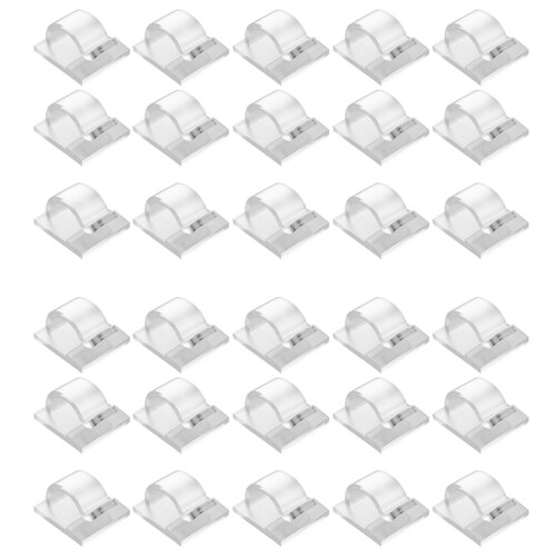 Hooks for Outdoor String Lights Clips 15 Pack Clips Clear Light Hook