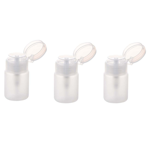 70ml Nail Art Makeup Polish Plastic Pump Dispenser Bottle Remover