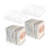 4 Pcs Clear Acrylic CD Holder with Tackable CD DVD Display Rack 3