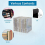 4 Pcs Clear Acrylic CD Holder with Tackable CD DVD Display Rack 5