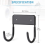 Wall Mounted Holder, Large & Small Ironing Board (Matte Black) 3