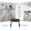 Wall Mounted Holder, Large & Small Ironing Board (Matte Black) 5