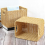 Storage Basket Hand-Woven Rattan Wicker Basket Organizing Box L 4