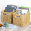 Storage Basket Hand-Woven Rattan Wicker Basket Organizing Box L 2