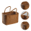 Basket Woven Wicker Baskets Picnic Handle Storage Rattan Market 3