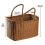Basket Woven Wicker Baskets Picnic Handle Storage Rattan Market 4