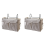 Bedside Hanging Pocket Bedside Storage Organizer Holder,Grey 1