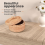 Handwoven Rattan Storage Box with Lid Wicker Fruit Cake Basket B 7