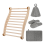 Sauna Backrest Sauna Wooden Comfortable S-Shape Design Sauna Chair 1